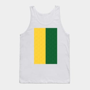 Manchester United Newton Heath Retro 1992 - 1994 Yellow and Green Halves Tank Top